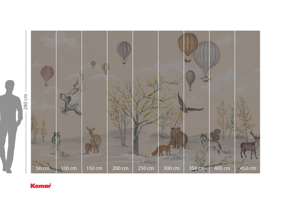 Digitaldruck Vlies Fototapete | Forest Expedition | 450 x 280 cm
