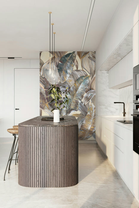 Komar NEU | Digitaldruck Vlies Fototapete - Graceful Gold - Größe 200 x 250 cm