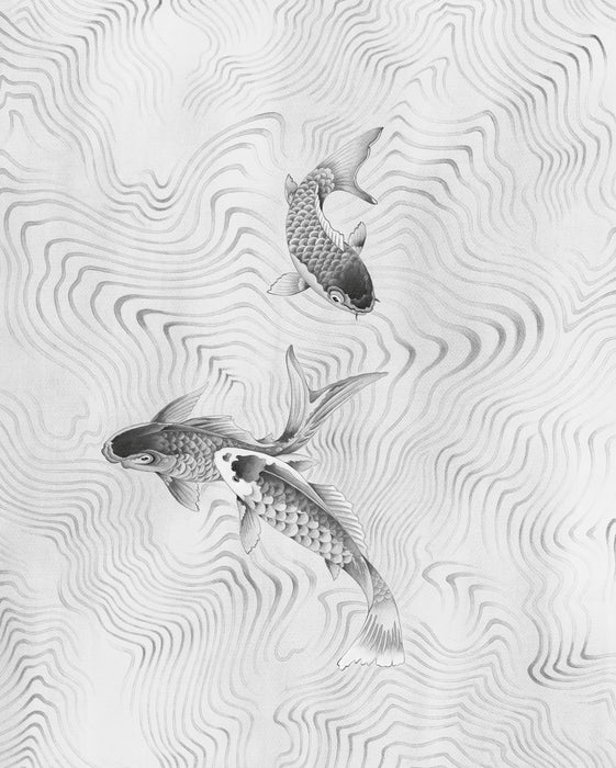 Komar NEU | Digitaldruck Vlies Fototapete - Perfect Pond - Größe 200 x 250 cm