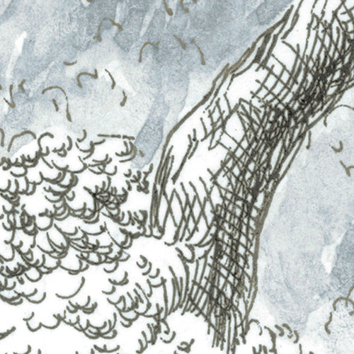 Komar NEU | Digitaldruck Vlies Fototapete - Rising Roots - Größe 200 x 250 cm