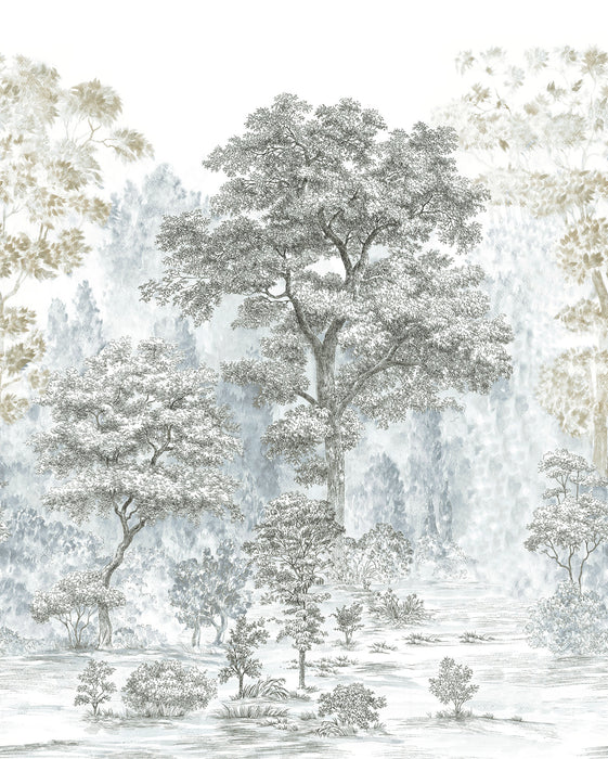 Komar NEU | Digitaldruck Vlies Fototapete - Rising Roots - Größe 200 x 250 cm