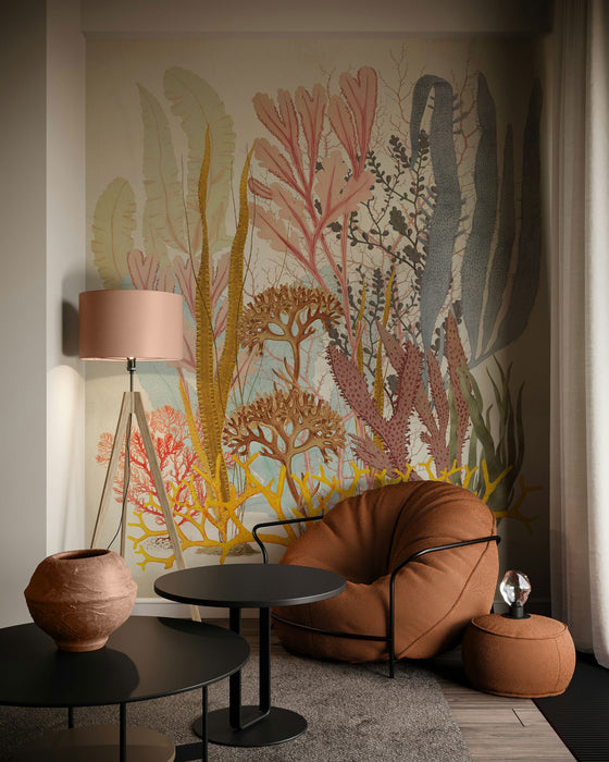 Komar NEU | Digitaldruck Vlies Fototapete - Catchy Corals - Größe 200 x 250 cm