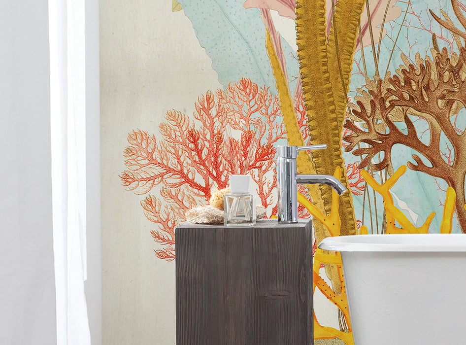 Komar NEU | Digitaldruck Vlies Fototapete - Catchy Corals - Größe 200 x 250 cm