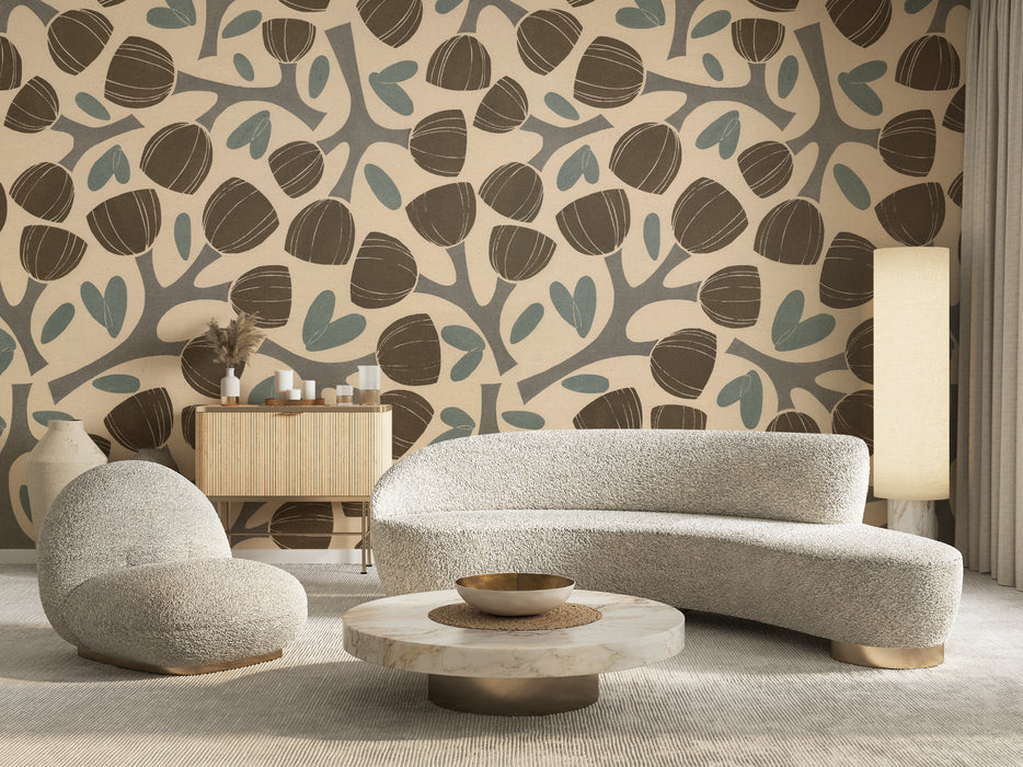 Komar NEU | Digitaldruck Vlies Fototapete - Oak Tree - Größe 200 x 250 cm