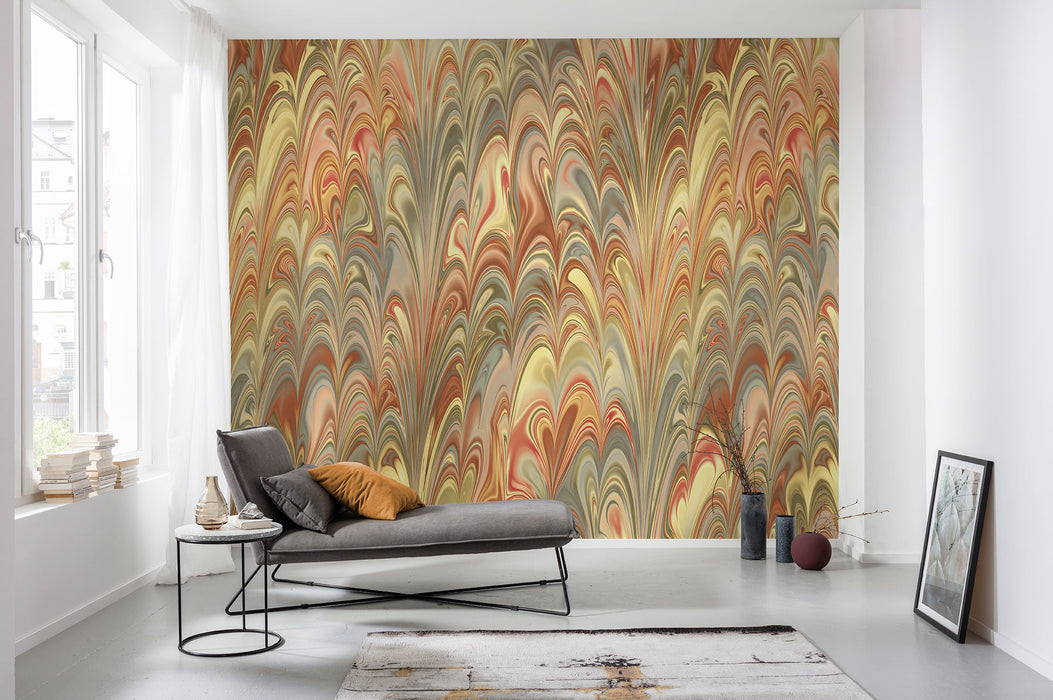 Komar NEU | Digitaldruck Vlies Fototapete - Club Circles - Größe 300 x 250 cm