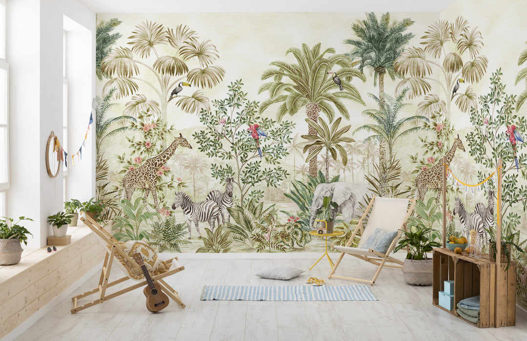 Digitaldruck Vlies Fototapete | Wild Wonderland | 300 x 250 cm
