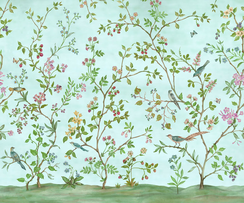 Komar NEU | Digitaldruck Vlies Fototapete - Nirvana Novel - Größe 300 x 250 cm