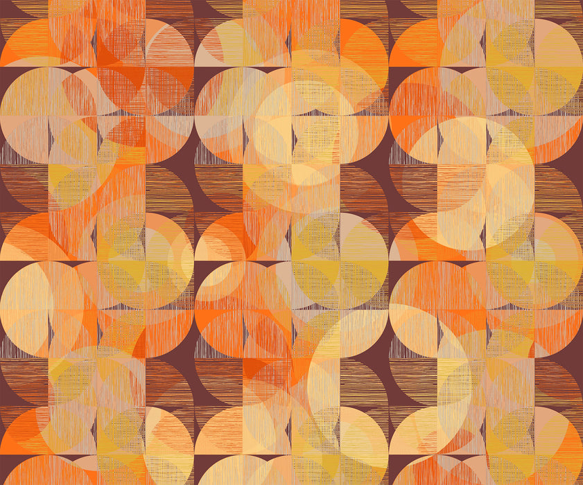 Komar NEU | Digitaldruck Vlies Fototapete - Seventies Swing - Größe 300 x 250 cm