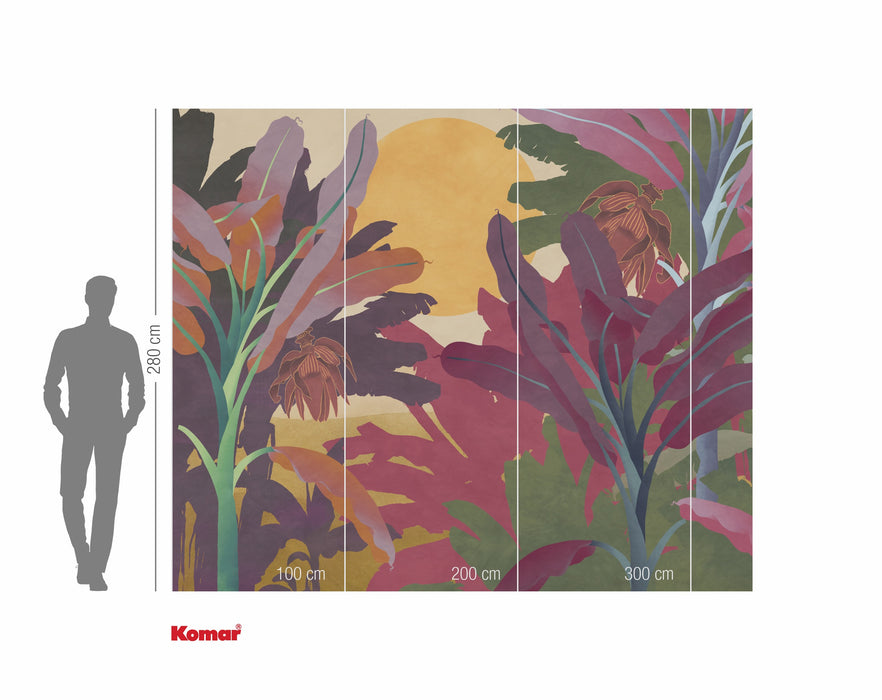 Komar NEU | Digitaldruck Vlies Fototapete - Vida Loca - Größe 300 x 250 cm