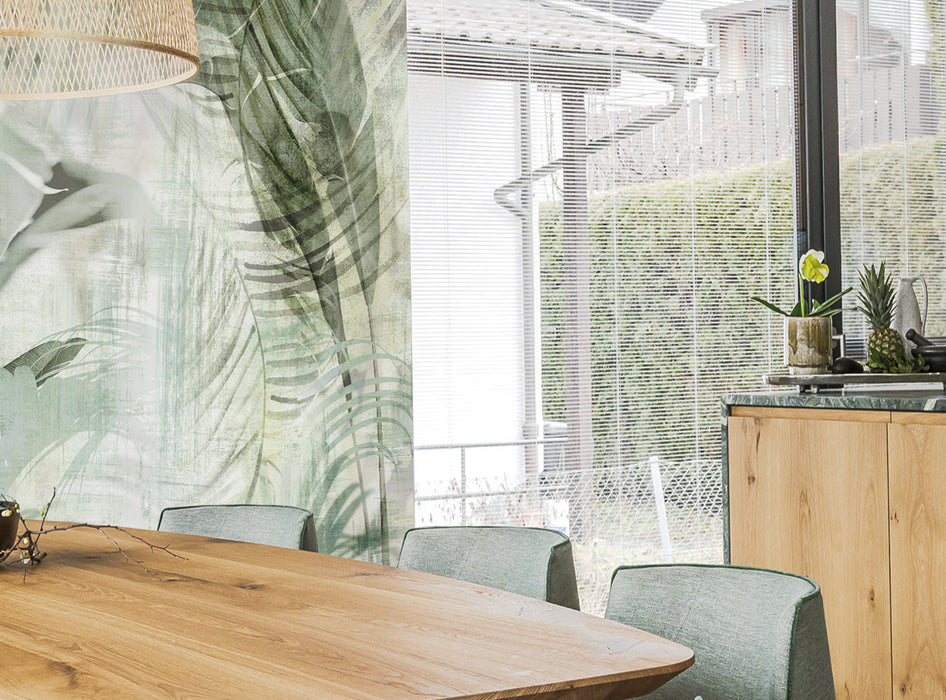 Komar NEU | Digitaldruck Vlies Fototapete - Botanical Boho - Größe 400 x 250 cm