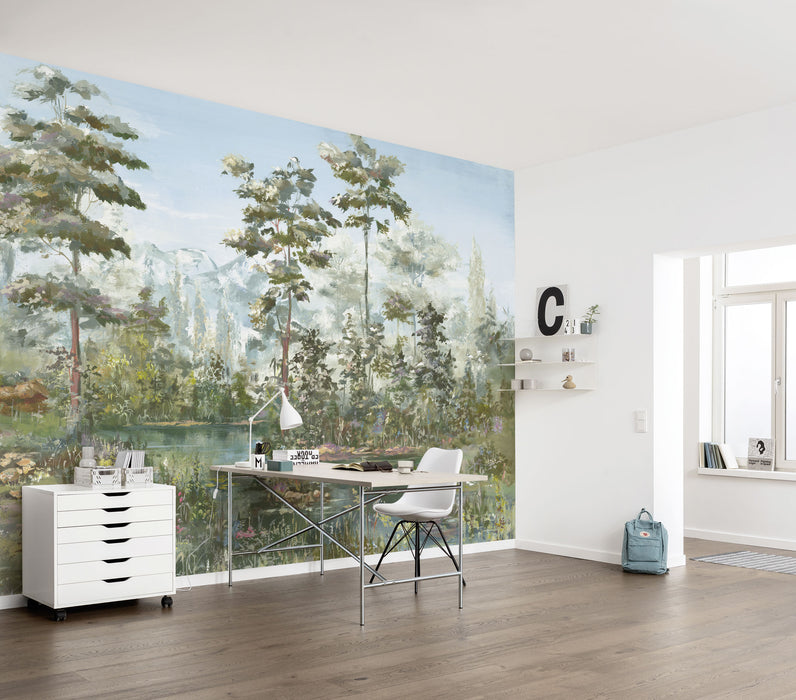 Komar NEU | Digitaldruck Vlies Fototapete - Harmonic Homeland - Größe 400 x 250 cm