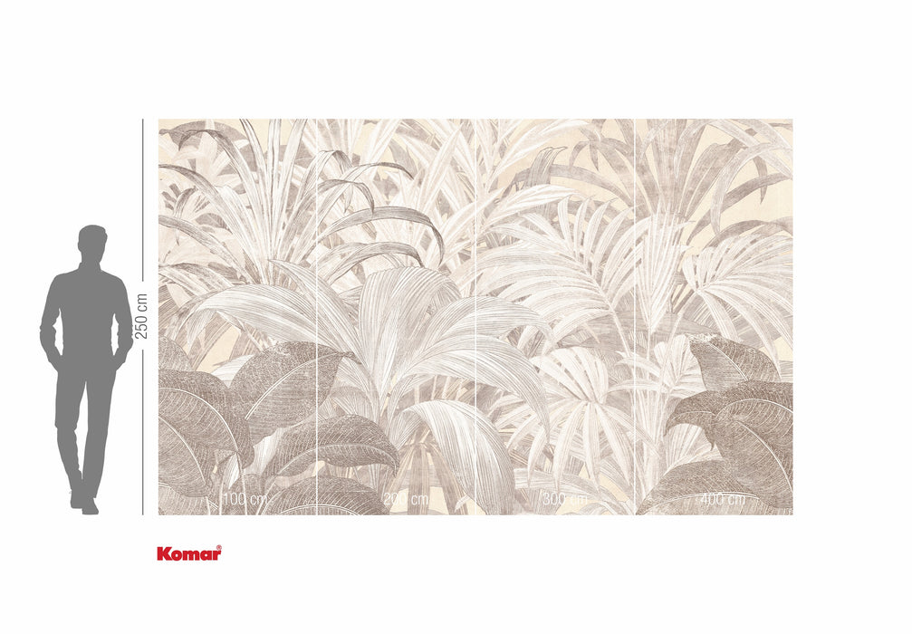 Komar NEU | Digitaldruck Vlies Fototapete - Summery Spot - Größe 400 x 250 cm