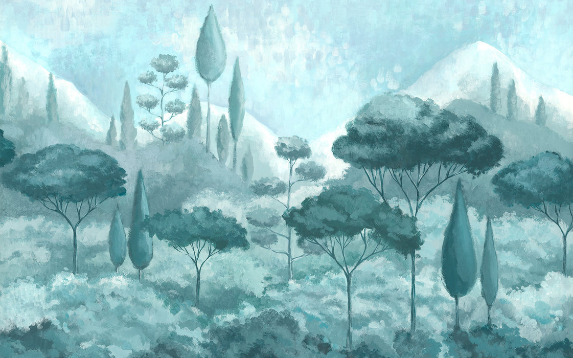 Komar NEU | Digitaldruck Vlies Fototapete - Soothing Scenery - Größe 400 x 250 cm