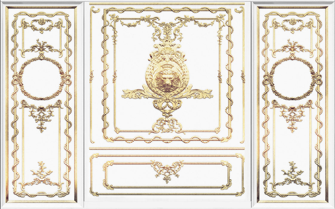 Komar NEU | Digitaldruck Vlies Fototapete - Roaring Royal - Größe 400 x 250 cm