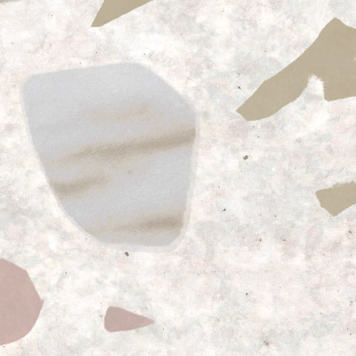 Komar NEU | Digitaldruck Vlies Fototapete - Tasteful Terrazzo - Größe 400 x 250 cm