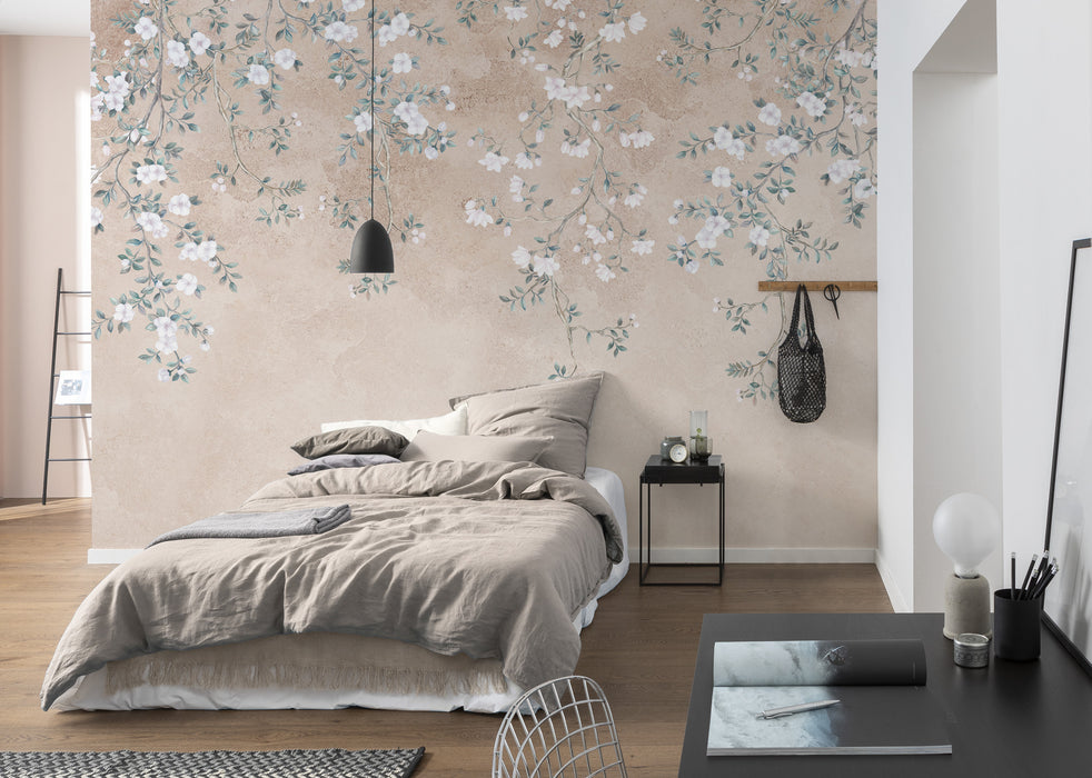 Komar NEU | Digitaldruck Vlies Fototapete - Hanging Hanami - Größe 400 x 250 cm