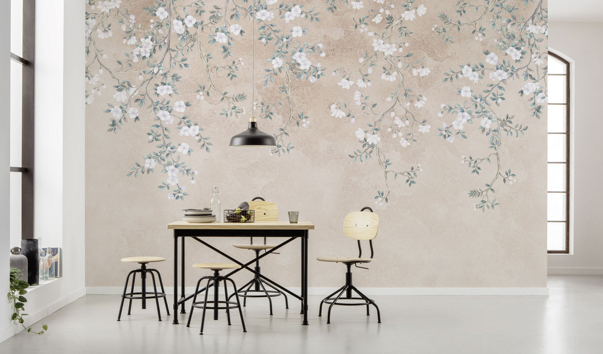 Komar NEU | Digitaldruck Vlies Fototapete - Hanging Hanami - Größe 400 x 250 cm