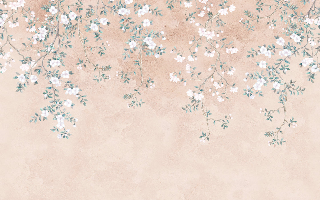 Digitaldruck Vlies Fototapete | Hanging Hanami | 400 x 250 cm
