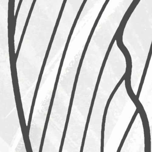 Komar NEU | Digitaldruck Vlies Fototapete - Linierte Lilien - Größe 400 x 250 cm