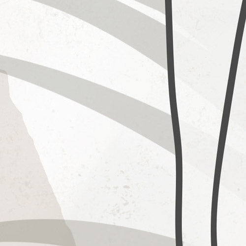 Komar NEU | Digitaldruck Vlies Fototapete - Linierte Lilien - Größe 400 x 250 cm