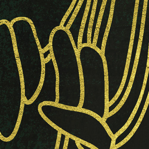 Komar NEU | Digitaldruck Vlies Fototapete - Darkest Green - Größe 400 x 250 cm