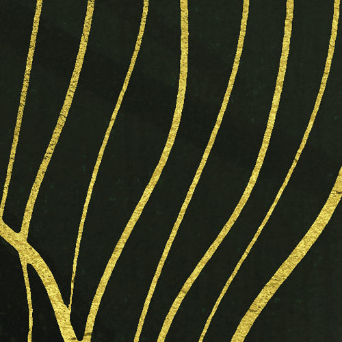 Komar NEU | Digitaldruck Vlies Fototapete - Darkest Green - Größe 400 x 250 cm