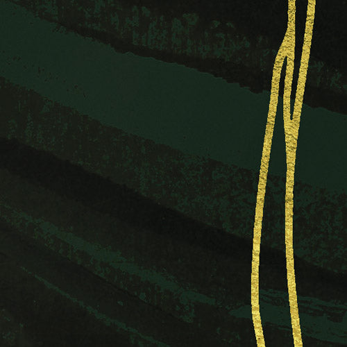 Komar NEU | Digitaldruck Vlies Fototapete - Darkest Green - Größe 400 x 250 cm