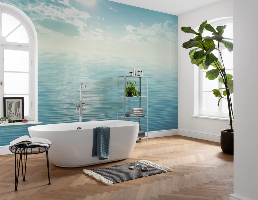 Komar NEU | Digitaldruck Vlies Fototapete - La Mer Bleue - Größe 400 x 250 cm