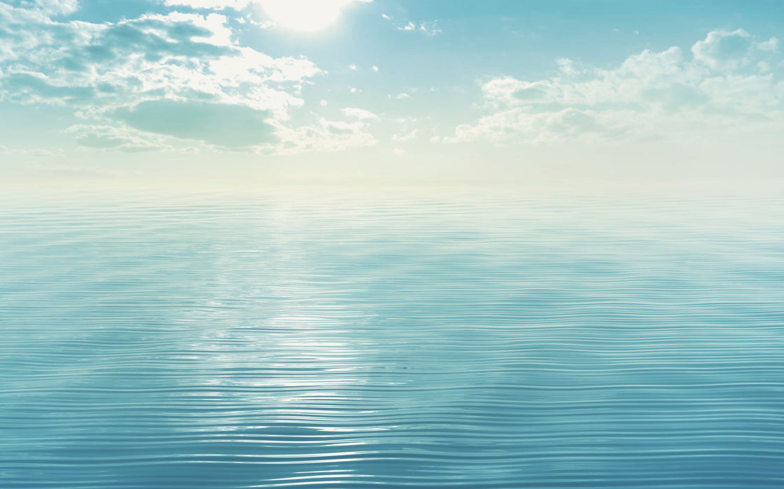 Digitaldruck Vlies Fototapete | La Mer Bleue | 400 x 250 cm