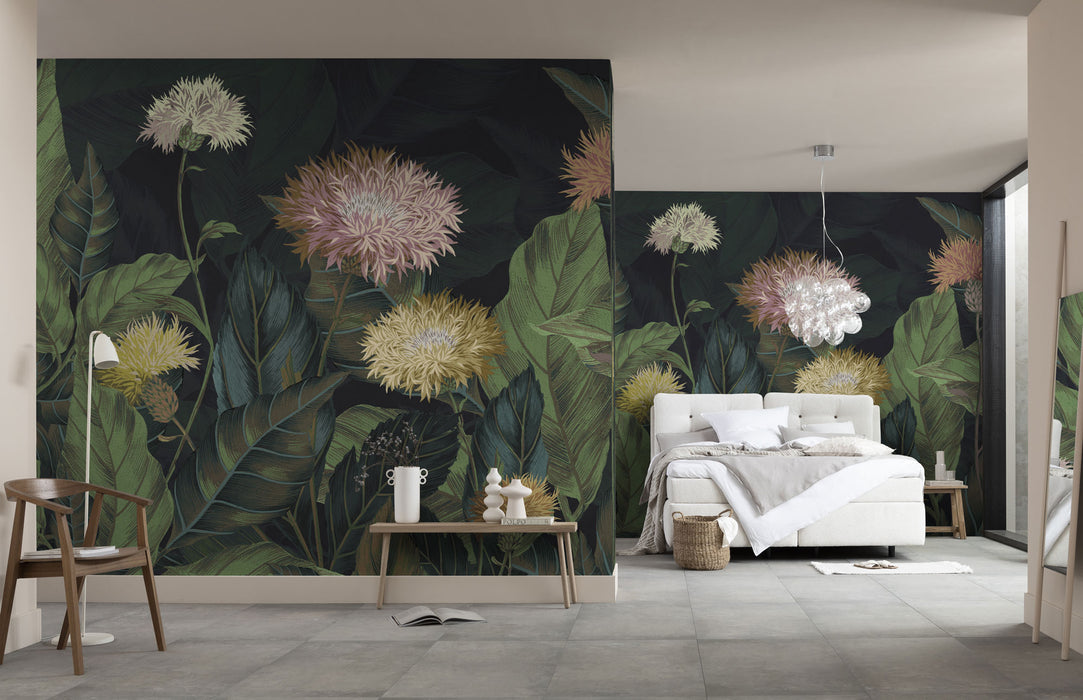 Digitaldruck Vlies Fototapete | Flowerly | 400 x 250 cm