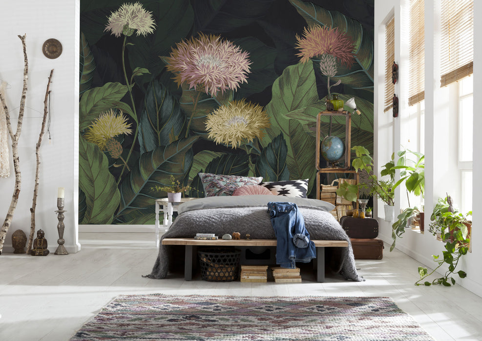 Digitaldruck Vlies Fototapete | Flowerly | 400 x 250 cm