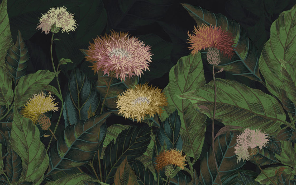 Digitaldruck Vlies Fototapete | Flowerly | 400 x 250 cm