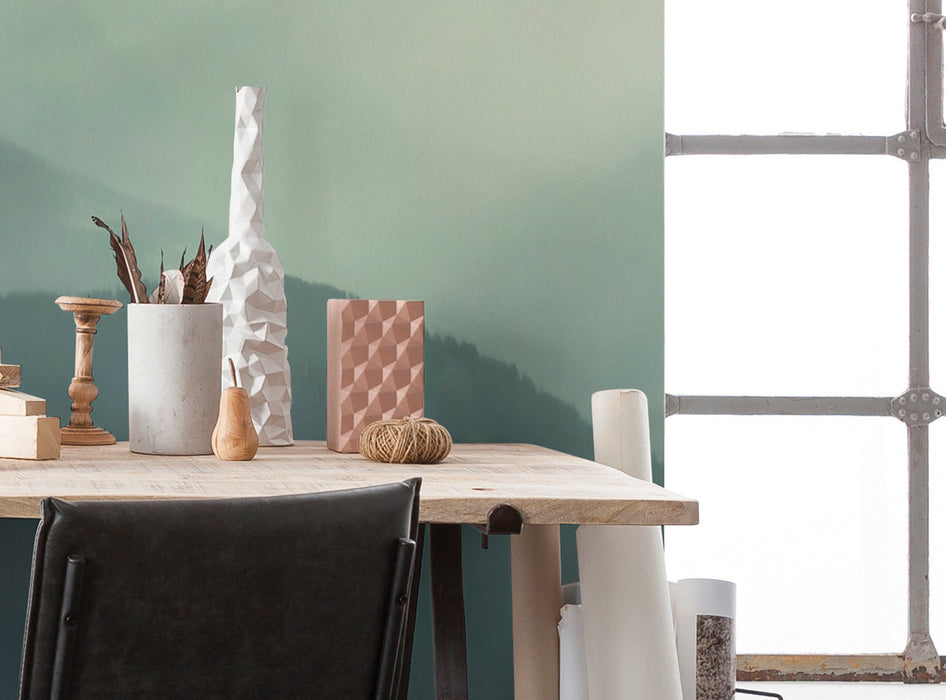 Komar NEU | Digitaldruck Vlies Fototapete - Hazy Hills - Größe 400 x 250 cm