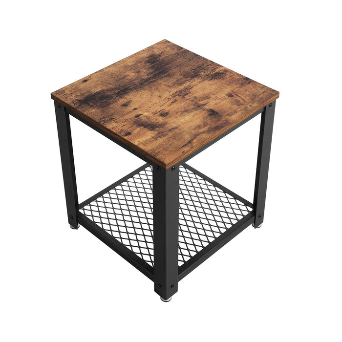 NEU | VASAGLE | Industrie-Design Beistelltisch mit Gitter