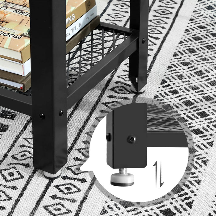 VASAGLE | Industriestil Konsolentisch mit 3 Ebenen