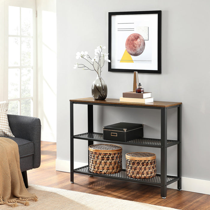 VASAGLE | Industriestil Konsolentisch mit 3 Ebenen