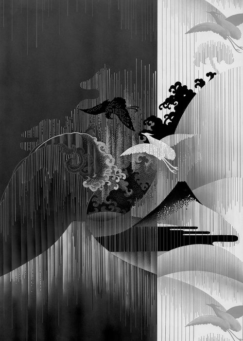 Digitaldruck Vlies Fototapete | Yin Yang | 200 x 280 cm
