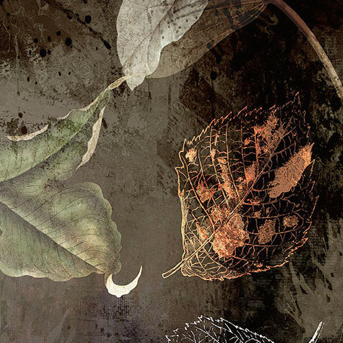 Digitaldruck Vlies Fototapete | Night Flowers | 200 x 280 cm