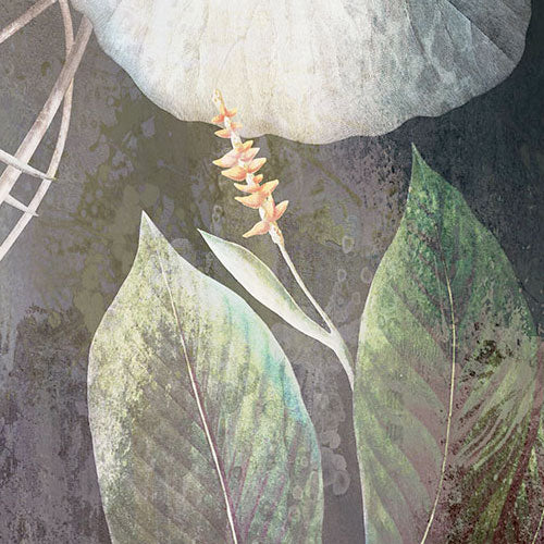 Digitaldruck Vlies Fototapete | Night Flowers | 200 x 280 cm