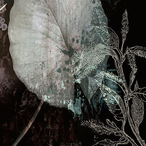 Digitaldruck Vlies Fototapete | Night Flowers | 200 x 280 cm