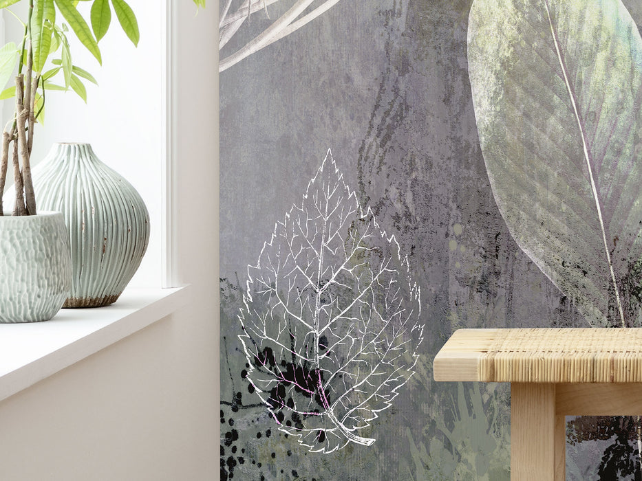 Digitaldruck Vlies Fototapete | Night Flowers | 200 x 280 cm