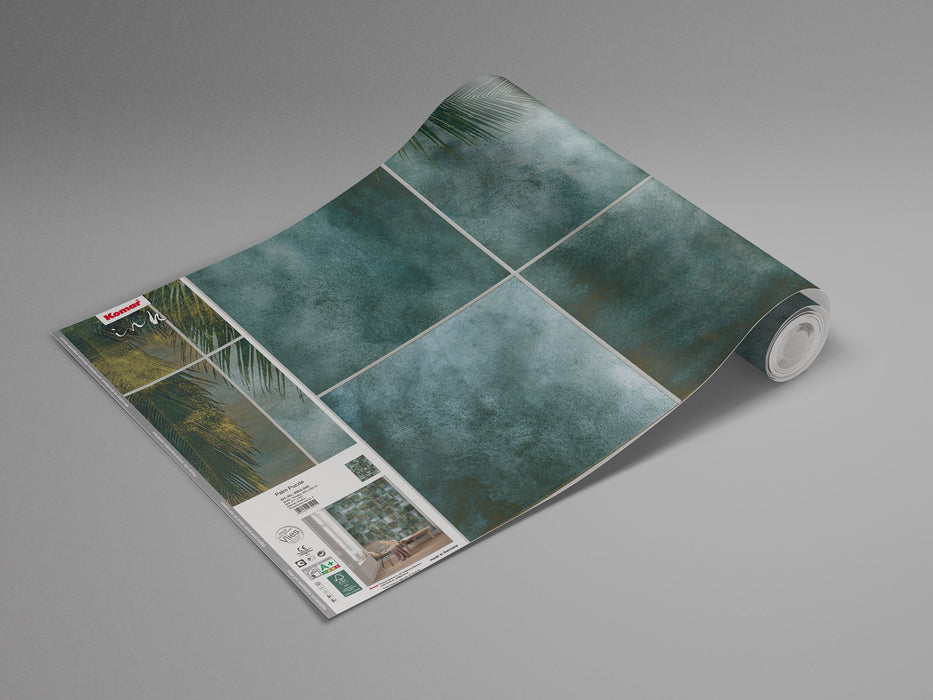 Digitaldruck Vlies Fototapete | Palm Puzzle | 200 x 280 cm