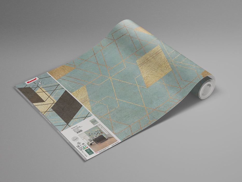 Digitaldruck Vlies Fototapete | Plaqué Or | 200 x 280 cm