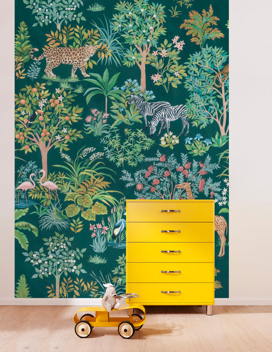 Digitaldruck Vlies Fototapete | Happy Jungle | 200 x 280 cm