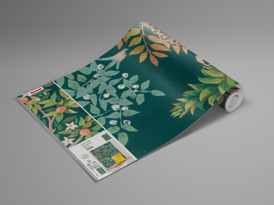 Digitaldruck Vlies Fototapete | Happy Jungle | 200 x 280 cm
