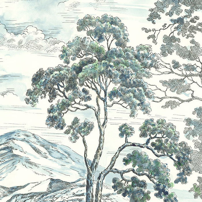 Digitaldruck Vlies Fototapete | Highland Trees | 250 x 280 cm