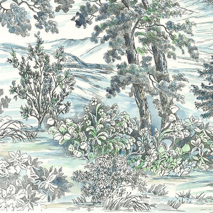 Digitaldruck Vlies Fototapete | Highland Trees | 250 x 280 cm