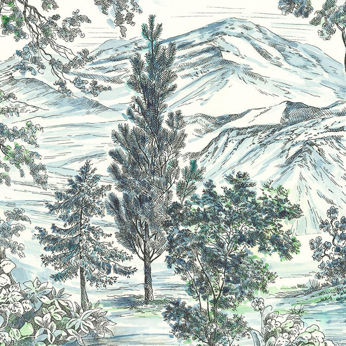 Digitaldruck Vlies Fototapete | Highland Trees | 250 x 280 cm