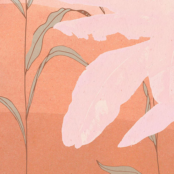 Digitaldruck Vlies Fototapete | Platanos Pink | 250 x 280 cm