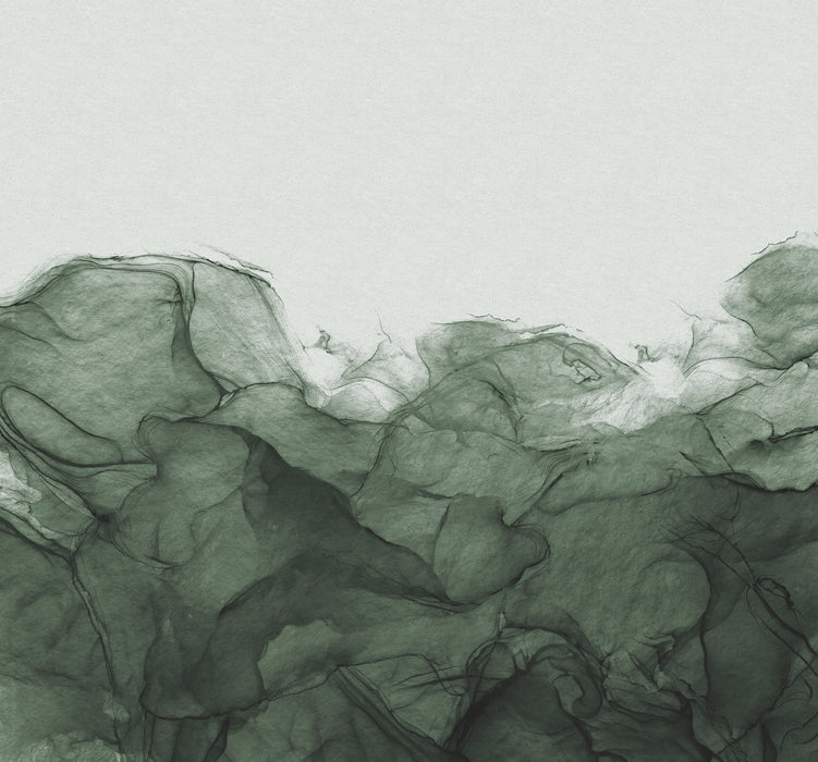 Digitaldruck Vlies Fototapete | Green Dust | 300 x 280 cm